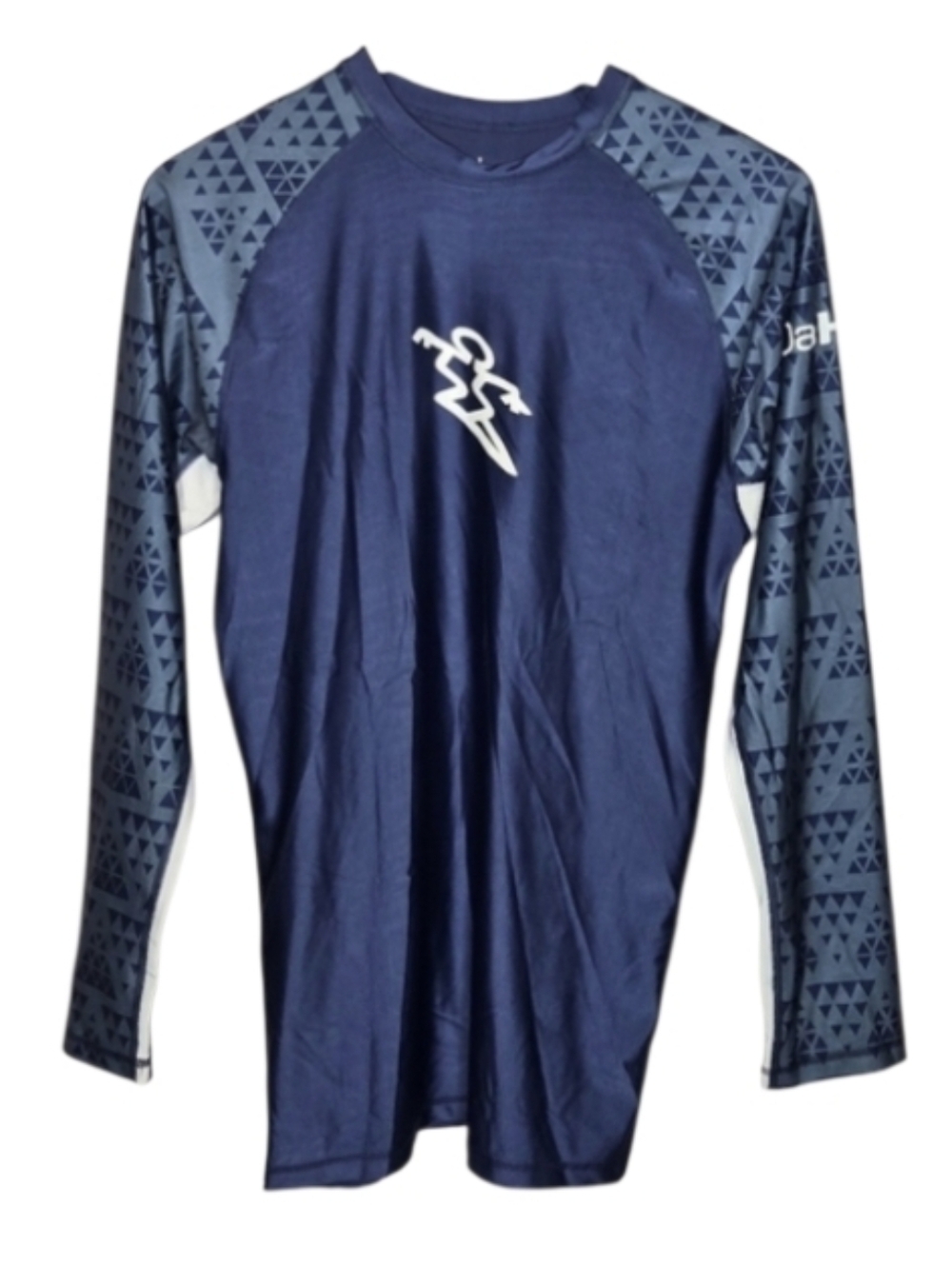Da Hui Blue Rash Guard Long Sleeve Shirt
